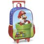 Imagem de Kit Mochila Rodinhas Lancheira Luxcel Super Mario Vermelho