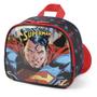 Imagem de Kit Mochila Rodinhas Lancheira Luxcel Superman Preto