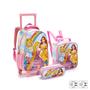 Imagem de kit mochila seanite princesas com lancheira e porta lápis