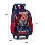 Imagem de Kit Mochila Spider Aranha Escolar Infantil Masculino Rodinha