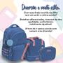 Imagem de Kit Mochila Stitch Costas Reforçada Passeio Escola Menina