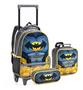 Imagem de Kit Mochila Superbat Bat Infantil Masculina Lancheira Estojo - Seanite