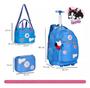 Imagem de Kit Mochila Teans Infantil Ou Creche Feminina Rodinha Lancheira Estojo