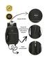 Imagem de Kit Mochila Up4You Preto Grande + Lancheira Térmica Conjunto