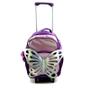 Imagem de Kit Mochila Yins Escolar De Carrinho Infantil Menina + Lancheira + Estojo Butterlfy - Ref YS42143