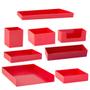 Imagem de Kit Modular Multiuso Prime Organizador 8 Peças Escritório