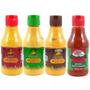 Imagem de Kit Molho De Pimenta Mendez 215Ml 04 Frasco Cremosa Habanero