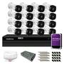 Imagem de Kit Monitoramento Intelbras com 16 Câmeras de Segurança 1080p