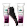 Imagem de Kit Monoi Oil shampoo hidratante 300ml + Monoi Oil condicionador hidratante 300ml + Escova anti Frizz
