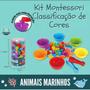 Imagem de Kit Montessori Classificação de Cores - Fundo do mar
