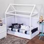 Imagem de Kit Montessoriano Mini Cama 4 Rolos Listrado Azul Marinho