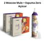 Imagem de Kit Moscow Mule Preparado Sache Espuma Gengibre Zero Acucar Easy Drinks