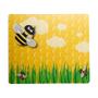 Imagem de Kit mouse e mousepad com desenho de abelha