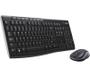 Imagem de Kit mouse e teclado logitech mk270 sem fio pto