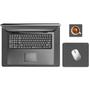 Imagem de Kit Mouse Pad 43x30cm Apoio Notebook + 20x20cm Com Porta Copos E Kit Limpeza