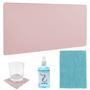 Imagem de Kit Mouse Pad 70x30cm + Spray + Microfibra e Porta Copo 10x10cm