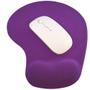 Imagem de Kit Mouse Sem Fio e Mouse Pad Ergonômico TopGet Roxo e Branco