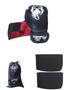 Imagem de Kit Muay Thai,Boxe Kickboxing Luva+Bandagem+Sacola