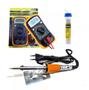 Imagem de Kit Multímetro Digital C/ Sensor + Ferro De Solda +estanho Presente Para Pai Amigo Avô