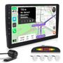 Imagem de Kit Multimídia 9 Polegadas + Câmera Ré + Sensor Ré Branco Spacefox 2010 2011 2012 2013 USB Bluetooth