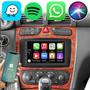 Imagem de Kit Multimidia Android-Auto/Carplay Classe C 2001 2002 2003 2004 7" Voz Google Siri Tv Bluetooth