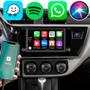 Imagem de Kit Multimidia Android Auto Carplay Corolla 2018 2019 7" Voz Google Siri Tv Online Bluetooth Gps
