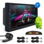 Imagem de Kit Multimídia Android + Câmera Ré + Sensor Ré Prata Jac J5 2010 2011 2012 2013 2014 2015 2016 Bluetooth 7 Polegadas Espelhamento