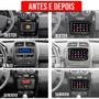 Imagem de Kit Multimídia Android Kwid Duster Sandero Captur Logan 7" Tv Online GPS Integrado Bluetooth