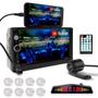 Imagem de Kit Multimídia + Câmera Ré + Sensor Dianteiro Traseiro Branco Honda City 2009 2010 2011 2012 2013 2014 Bluetooth USB 7 Polegadas