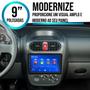 Imagem de Kit Multimidia Carplay 9 Pol Corsa Montana 2002 a 2012 MP5 Comando De Voz via Google e Siri 