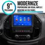 Imagem de Kit Multimidia Carplay 9 Pol Vitto 2015 2016 2017 MP5 Comando De Voz via Google e Siri