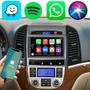 Imagem de Kit Multimidia Carplay Android Auto Santa Fé 2006 A 2012 7" Comando Por Voz Siri Youtube Spotify