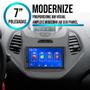 Imagem de Kit Multimídia Carplay Ford Ka 2015 2016 2017 7 Pol MP5 Touch-screen + Câmera