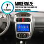 Imagem de Kit Multimidia Chevrolet Montana 2002 a 2012 Mp5 7 Pol Android Auto Carplay