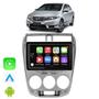 Imagem de Kit Multimidia Honda City 2009 10 11 12 13 2014 9" CarPlay Android Auto Bluetooth Google Assistente e Siri
