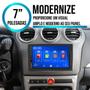 Imagem de Kit Multimídia Mp5 Captiva 2008-2017 7 Pol Carplay Android Auto + Câmera
