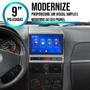 Imagem de Kit Multimidia MP5 Carplay 9" Pol Palio Weekend Strada Idea Siena 2004 a 2014