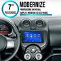 Imagem de Kit Multimídia Mp5 Carplay Versa March  2010 11 2013 7 Pol Touch-screen