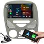 Imagem de kit multimidia mp5 com bluetooth espelhamento e carplay + moldura de 7 polegadas + camera de ré