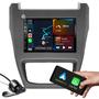 Imagem de kit multimidia mp5 com bluetooth espelhamento e carplay + moldura de 7 polegadas + camera de ré