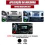 Imagem de kit multimidia mp5 com bluetooth espelhamento e carplay + moldura de 7 polegadas + chiciote