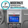 Imagem de Kit Multimídia Mp5 Linea 2009 A 2014 7 Pol Touch-screen Carplay + Câmera de ré