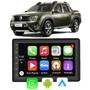 Imagem de Kit Multimidia Oroch 2018 19 20 2021 7" CarPlay Android Auto Google Assistente e Siri Tv Online Bluetooth