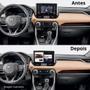 Imagem de Kit Multimídia Toyota Rav4 HIBRIDA 2019 à 2021 com Carplay e Android Auto