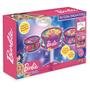 Imagem de Kit Musical Barbie Dreamtopia Bateria, Microfone Com Pedestal, Bolsinha E Guitarra Com Função MP3 - Fun