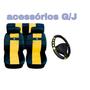 Imagem de kit n5/ capa p banco nylon amarelo+acessórios pointer