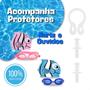 Kit Natação Infantil Peixe Menino E Menina Touca Toca Óculos Mergulho Silicone Com Protetor 5 Peças - MAPOGOS Imagem de Kit Natação Infantil Peixe Menino E Menina Touca Toca Óculos Mergulho Silicone Com Protetor 5 Peças