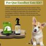 Imagem de Kit Neem Pet Proteção 2 Coleira E Spray Cães Até 8Kg E Gatos