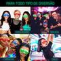 Imagem de Kit Neon 106 Itens Festa Pulseira/Oculos/Tiara Brilha no Escuro