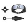 Imagem de Kit Ninja Naruto Shippuden Elka Bandana Shuriken Kunai